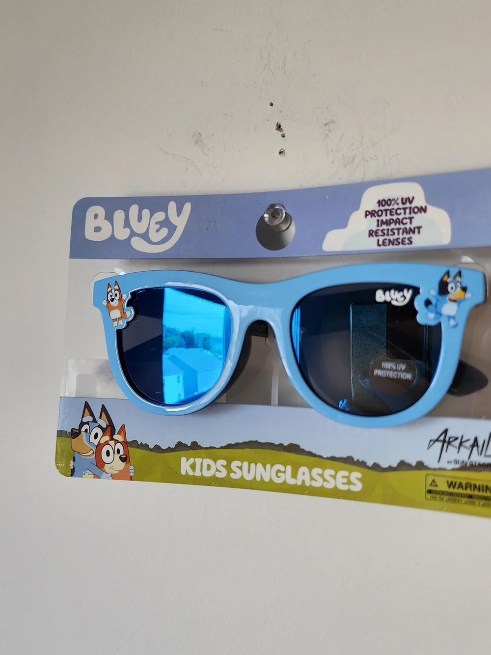 Lucy Light Blue Kids Sunglasses with Blue Lenses